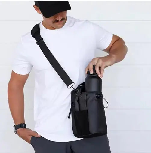 Magnetic Gym Sling Bag – Hands-Free Fitness Carry